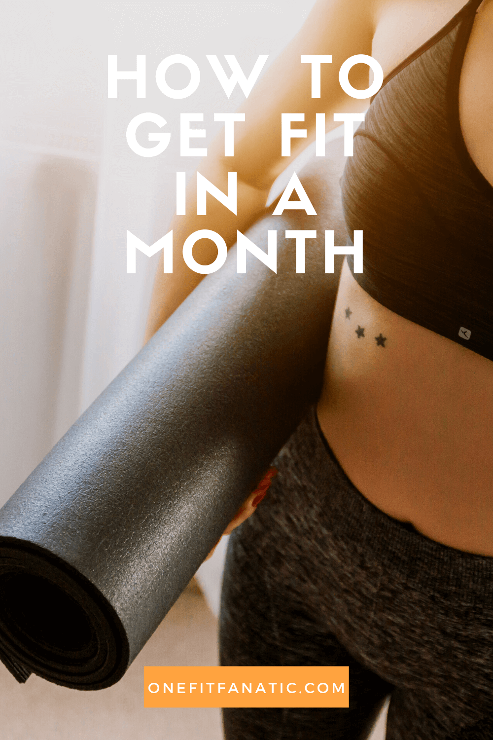 How to Get Fit in a Month pin