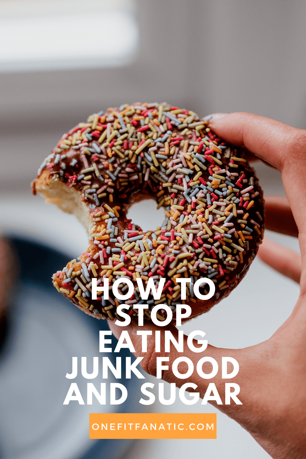 How to stop eating junk food and sugar pin