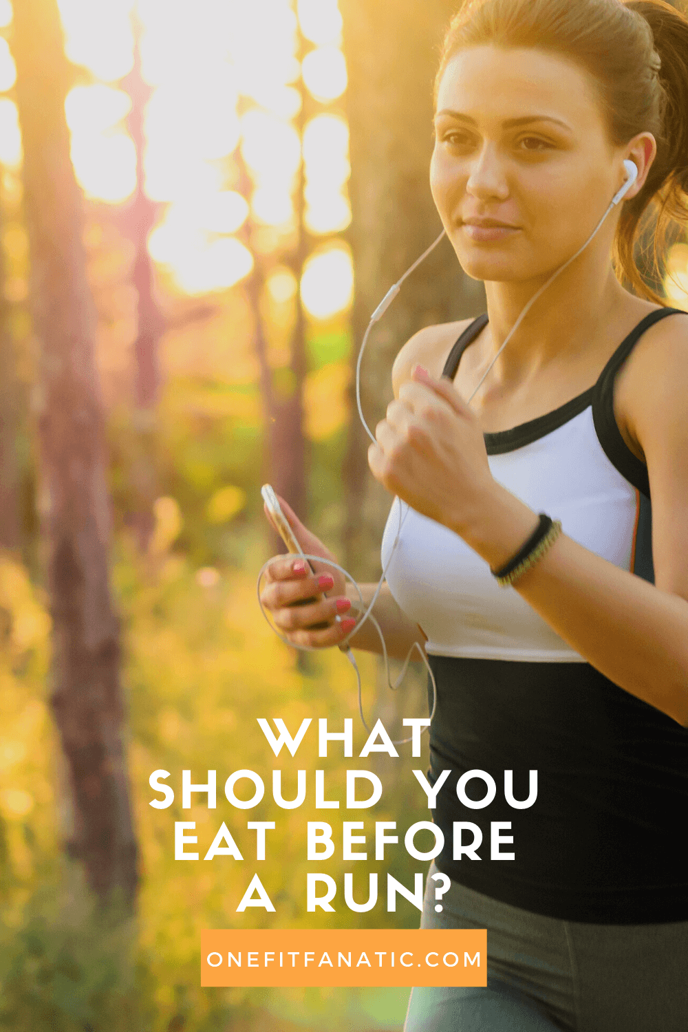 What should you eat before a run pin