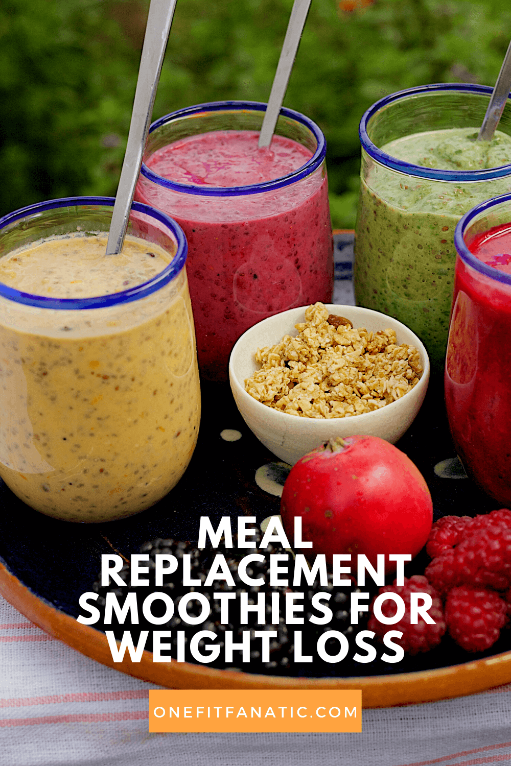 Meal Replacement Smoothies for Weight Loss pin